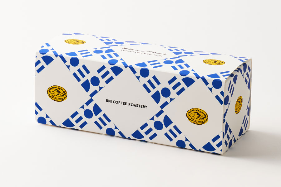 横浜エッグタルトのギフト箱の画像