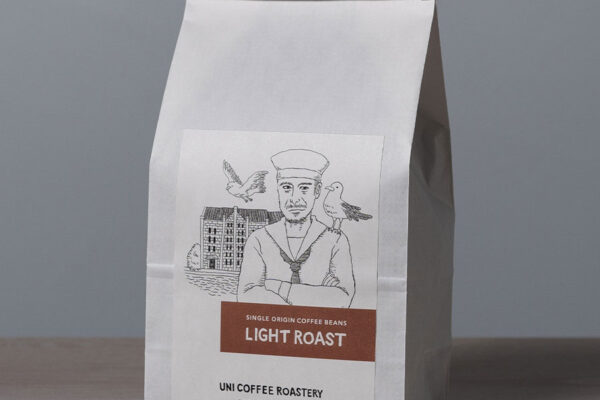 ライトローストコーヒー豆の赤れんが倉庫の絵柄