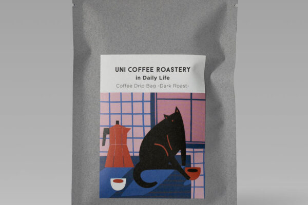 ドリップバッグコーヒー黒猫の絵柄