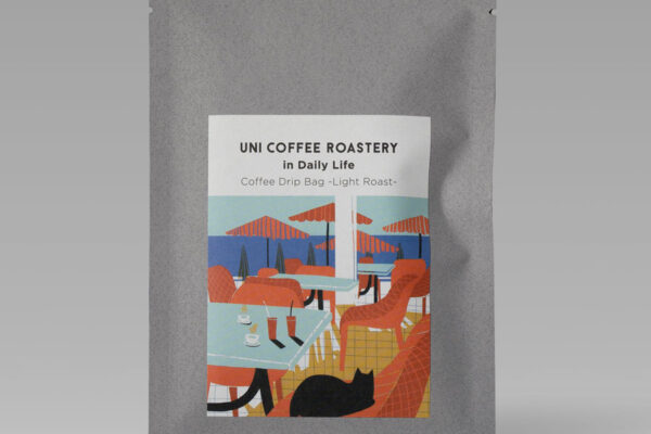 ドリップバッグコーヒーテラス席絵柄